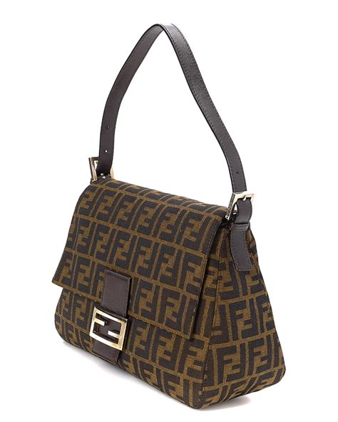 fendi vintage zucca shoulder bag|fendi shoulder bag vintage.